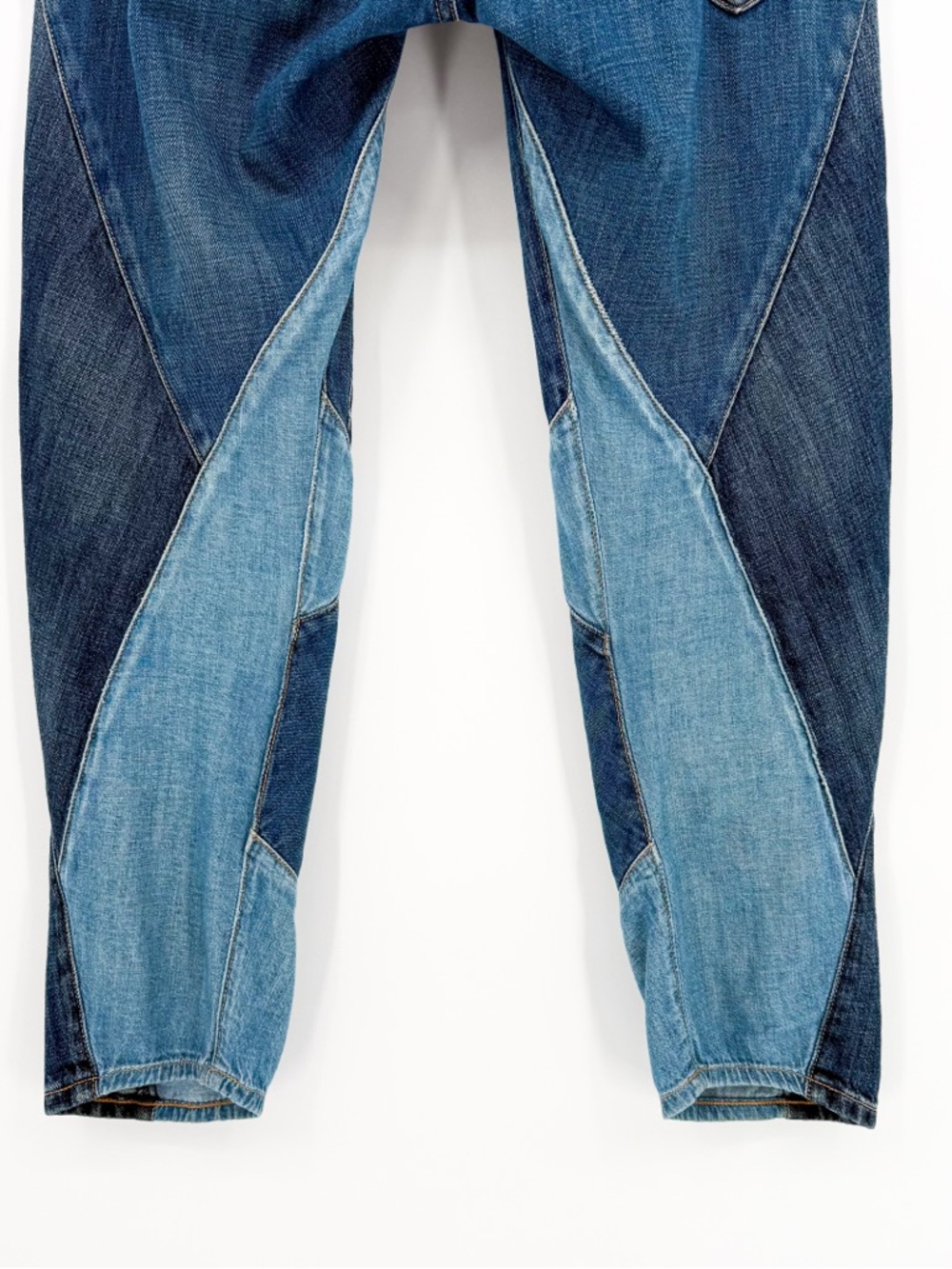 Rag & Bone Patchwork Dre Slim Boyfriend Jeans in Trentwood Jeans Size 26 - Picture 7 of 12